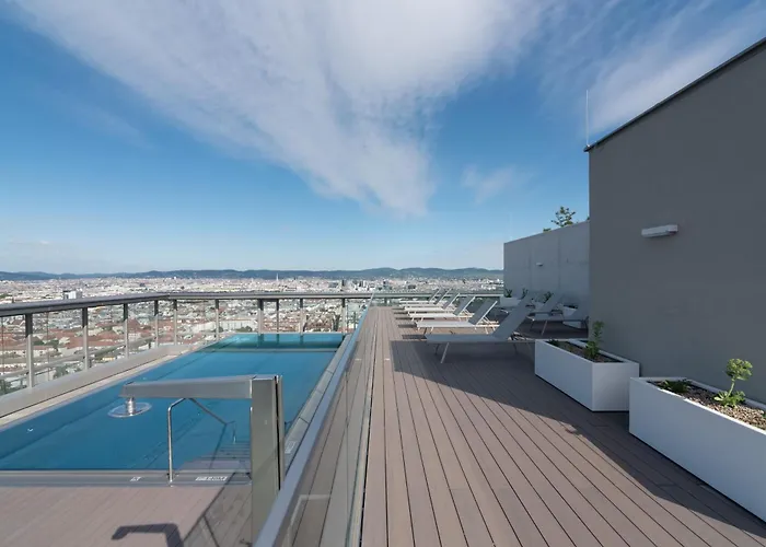 Hoch Hinaus - Pool Am Dach, Rundum Balkon Mit Traumaussicht דירה